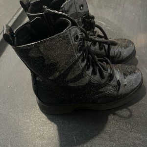 Sparkling Black Girls Boots
